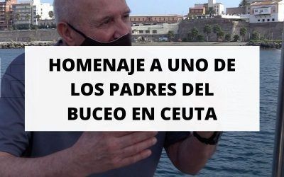 Merecido homenaje a José María Garrido, uno de los padres del buceo en Ceuta